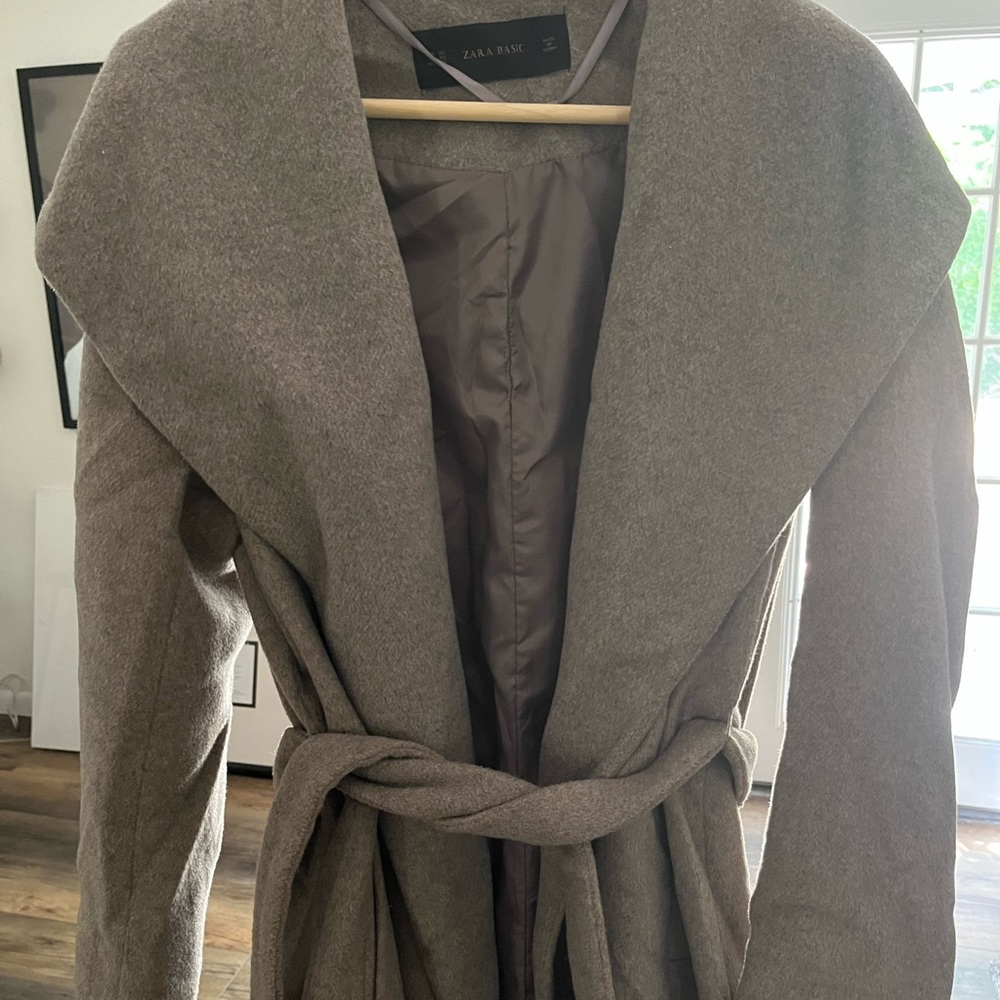 Zara - Wool Trench Coat (Size: XS)